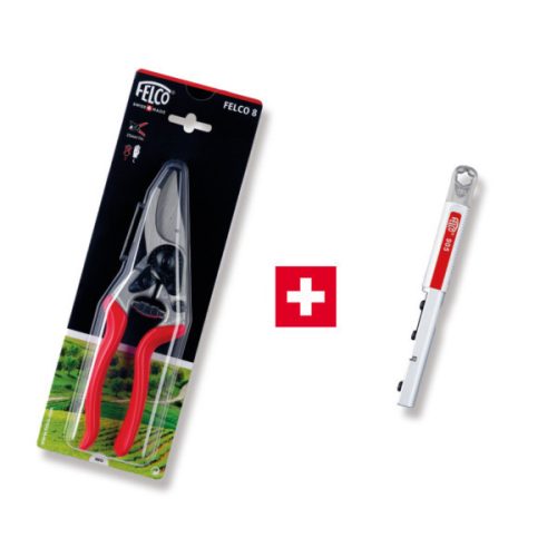 Felco 8 metszőolló + Felco 905 élező