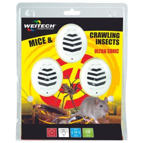 Weitech Ultrahangos kártevő riasztó 45m2
